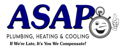 ASAP Plumbing, Heating & Cooling Logo